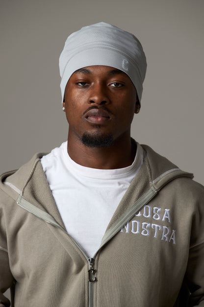 Cosa Nostra Skull Cap – Light Grey