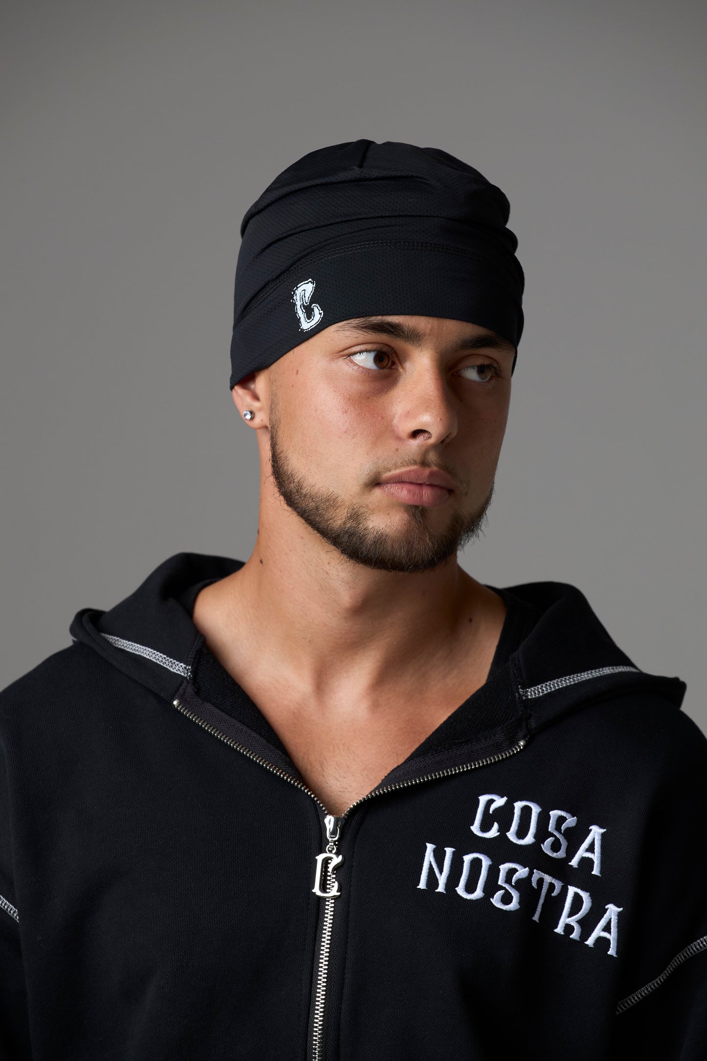 Cosa Nostra Skull Cap – Black